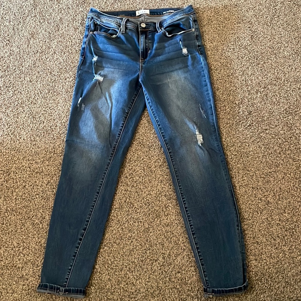 Nicole Miller SOHO high rise ankle skinny jeans